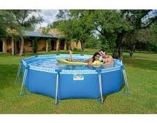 Imagen 4 de 8 de Pileta Piscina De Lona Pelopincho Redonda 1102. 3.05 X 0.75