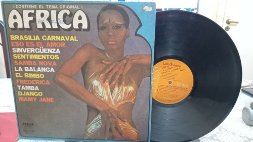 Africa Compilado Funk Lp Vinilo 1975 Ex