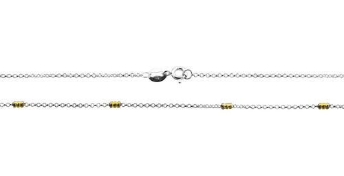 Conjunto Cadena Rolo Con Dije Árbol De La Vida Plata Y Oro Color Plateado