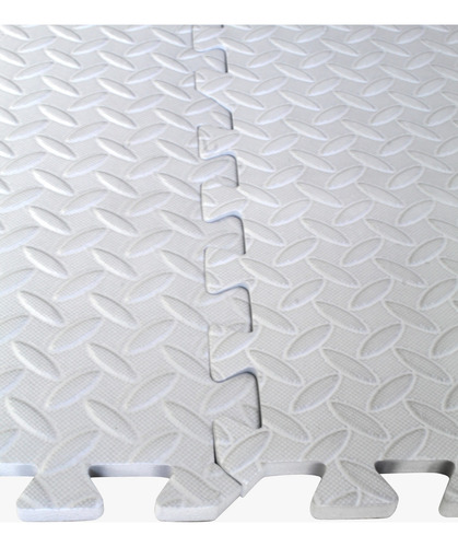 Tapete Protector Tatami Para Ejercicio De 4 Piezas Gris.