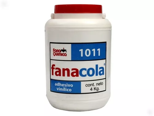 Adhesivo Cola Vinilica Pomo 1kg Fanacola 1011 Madera