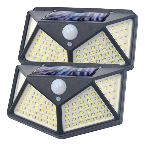 Mini Lámpara Solar Con Sensor De Movimiento 100 Luces Led 