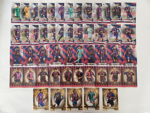 Tarjetas Barcelona Set Completo 50/50 Messi, Yamal Rookie C (Usado)