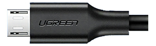 Cable Ugreen De Usb Tipo A 2.0 A Micro Usb 2 Metros Negro /v