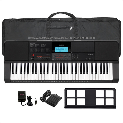 Organo Teclado Casio Ct-x700 Piano Usb Fuente Funda Pedal