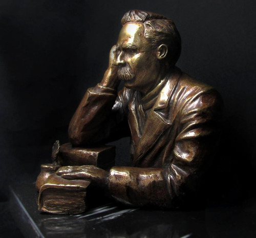Friedrich Nietzsche Escultura En Bronce Única En El Mundo