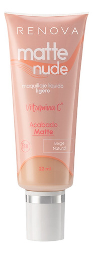 Renova | Maquillaje Liquido  Matte Nude Vitamina C Fps 18