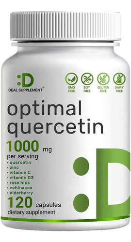 Quercetina + Zinc Picolinato Con Vitamina C Y D3 Capsulas 