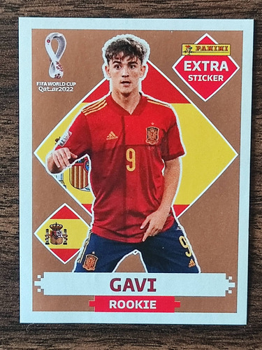 Lámina Qatar 2022 Extra Original Panini Gavi Bronce