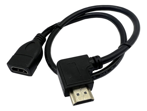 Halokny Cable De Extensin Hdmi, Ngulo De 90 Grados, Adaptado