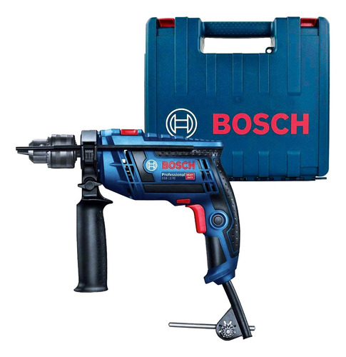 Taladro Percutor Bosch Gsb13re Mandril 13mm 750w + Maletin