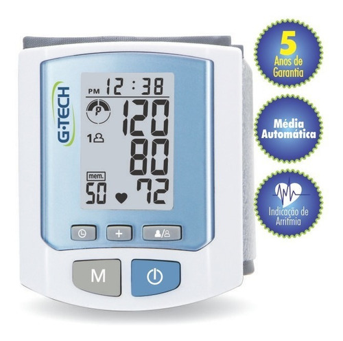 Aparelho De Pressão Digital Automático Pulso Rw450 - G-tech