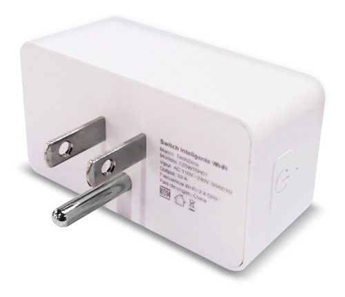 Switch Smart Individual Conector Wifi Programable Tzswtsh01