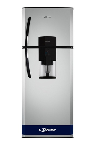 Heladera Con Freezer Drean Gris Plata 362 Litros Dispenser
