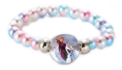 Relógio Frozen + Pulseira Frozen Meninas Novo Barato