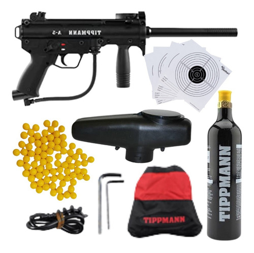 Marcadora Gotcha Tippmann A5 Mag G36 Cyclone Mecánica Xtreme