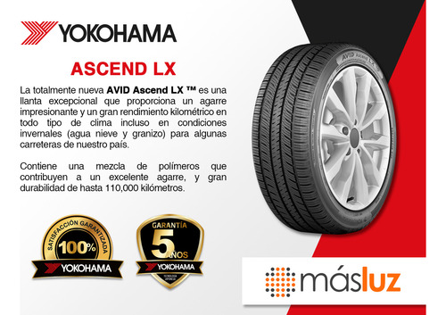 Llanta Yoko Ascend Lx Medida 225/65r17 102h