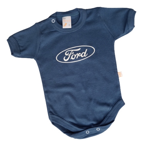 Bodys Para Bebés Ford Azul - Autos Ford - Tc 