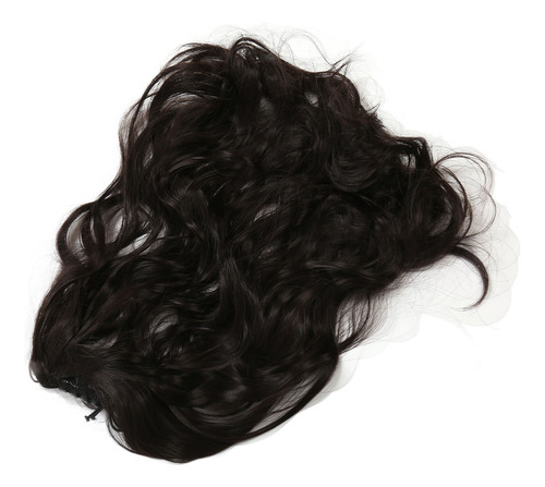 Extensão De Cabelo Com Rabo De Cavalo Alto, Peruca Ondulada