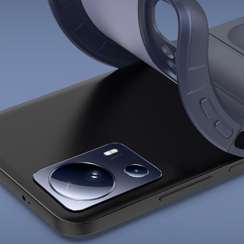 Capa Para Xiaomi 13 Pro Lite De Silicone Macio Com Filme De