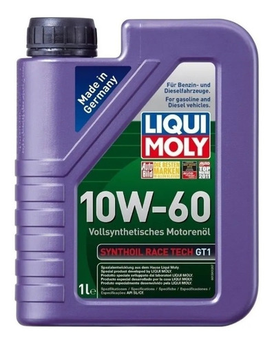 Liqui Moly Aceite 10w-60 De 1 Litro