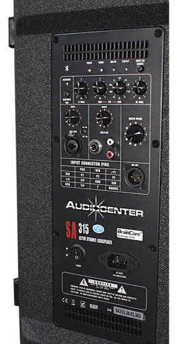 Audiocenter Sa315iii Bafle Activo 2000w 134db Spl Bluetooth
