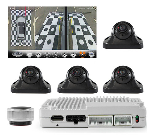 Sistema Envolvente Con Vista De Pájaro De 360 Grados Para Au
