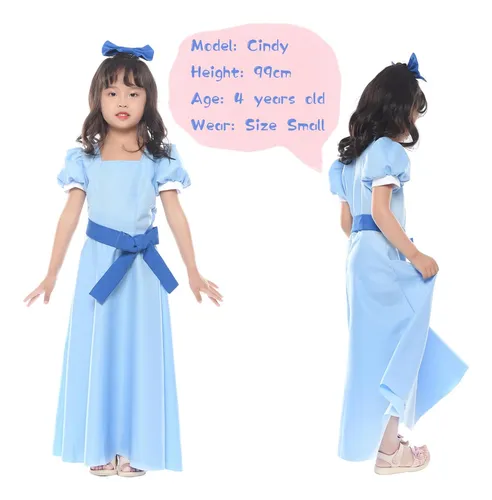 Nspstt Disfraz De Wendy Para Niña, Disfraz De Wendy Darling,