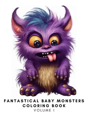 comprar Libro: Fantastical Baby Monsters Libro Para Colorear: Monste
