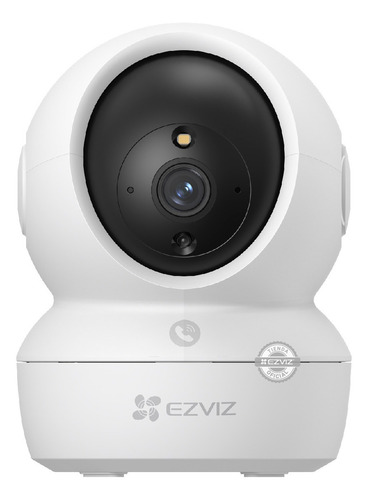 Cámara De Seguridad Domo 360° Con Visión Nocturna Ezviz H6c Blanco