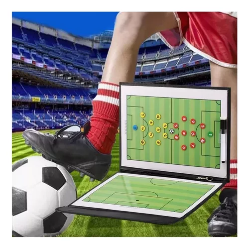 Pure Vie Tabla táctica de entrenadores de fútbol, portátil de tácticas  magnéticas de fútbol, pizarra de entrenamiento de fútbol, kit de equipo de  – Yaxa Colombia