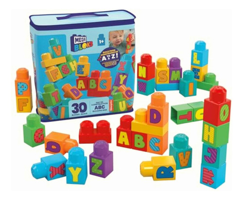 Mega Bloks Juguete De Construcción Bolsa Abc Para Niños De