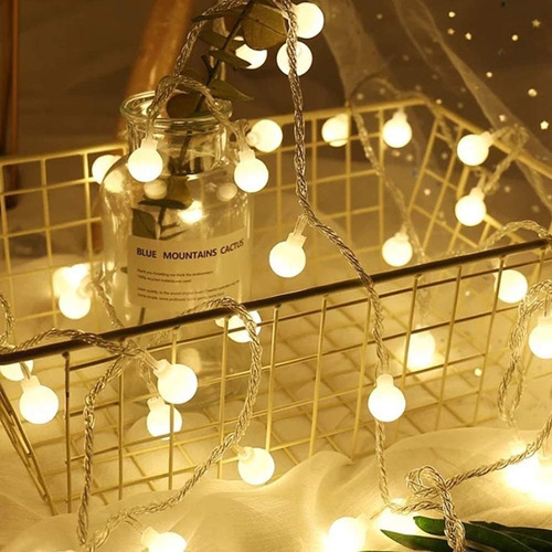 Serie Led Luces Globo 7.5m 50led Usb Navidad Decorativas Luz