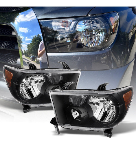 Par Faros Negro Interior Toyota Sequoia Platinum 2016 5.7l