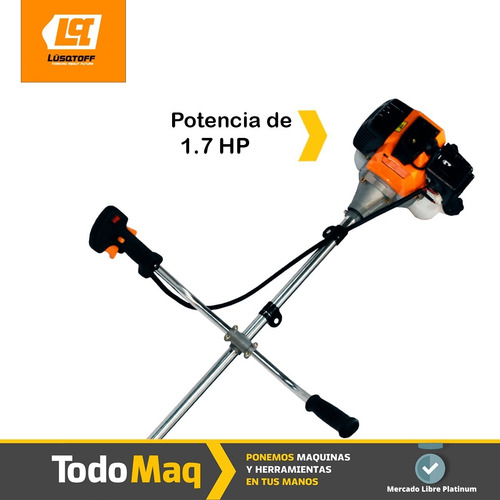 Imagen 5 de 9 de Desmalezadora Motoguadaña 52cc Garden Plus Lusqtoff