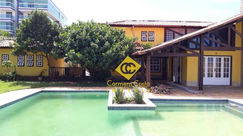 Imagem 1 de 30 de Casa Com 5 Dormitórios, 530 M² - Venda Por R$ 3.200.000,00 Ou Aluguel Por R$ 18.000,00/mês - Costazul - Rio Das Ostras/rj - Ca1609
