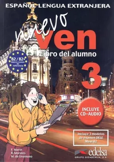 Nuevo ven 3 libro del alumno + CD audio, de Castro, Francisca. Editora Distribuidores Associados De Livros S.A., capa mole em español, 2005