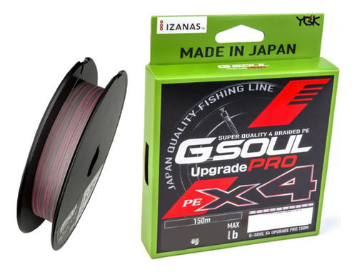 Linha Japonesa Multi Ygk G-soul Upgrade Pro X4 25lb 150m