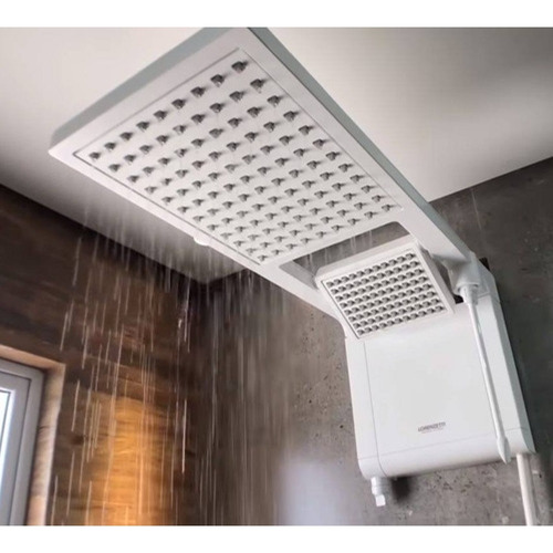 Chuveiro elétrico de parede Lorenzetti Acqua Ultra Duo branco 7800W 220V