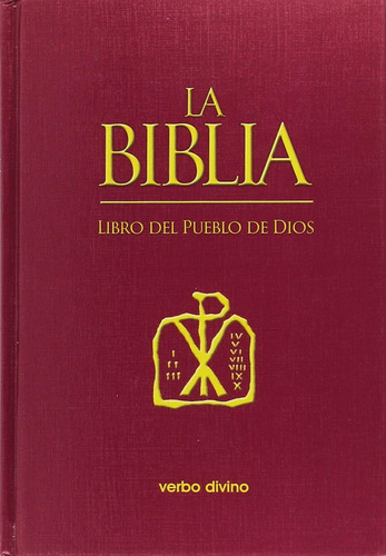 Libro: La Biblia. Libro Del Pueblo De Dios: Edición Cartoné