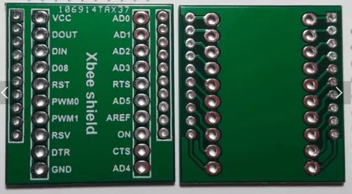 Interfaz Xbee Shield Green 100 Mils Breakout Board Itytarg