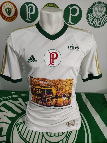 Camisa Palmeiras Usada Em Jogo Rara Centenário Original | MercadoLivre