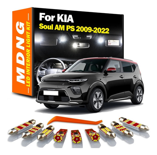 Led Premium Interiores Kia Soul 2020 2021 2023 + Herramienta