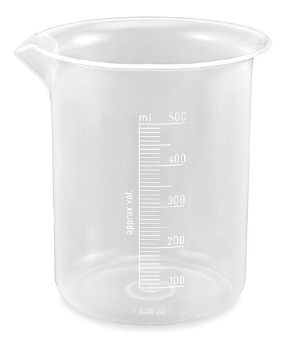 Vaso Precipitado Beaker Plástico 250ml X 2un