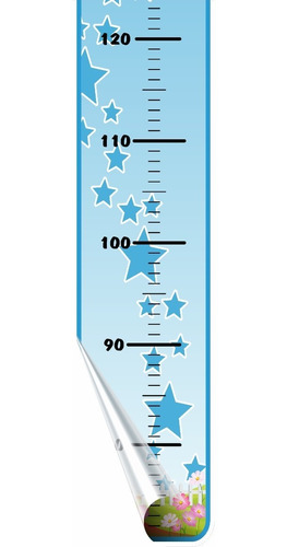 Adesivo Régua Crescimento Com 14 Cm Largura -mede Até 180 Cm