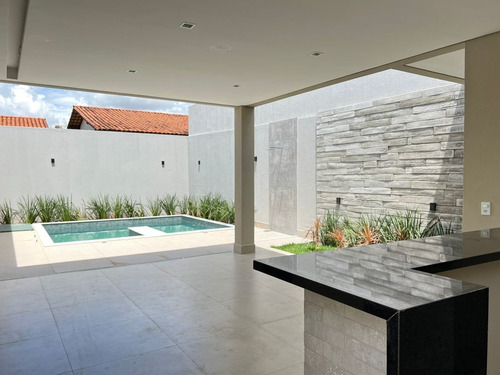 Imagem 8 de 15 de Linda Casa Moderna 04 Suítes Closet Churrasqueira Piscina - 18935