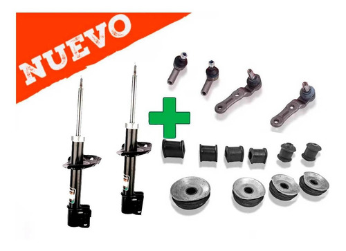 Kit Tren Delantero Chevrolet Agile + Amortiguadores Corven