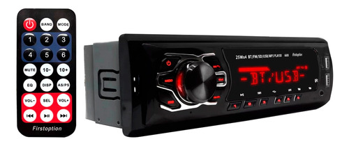 Aparelho Auto Radio Automotivo Som Universal 1 Din Bluetooth