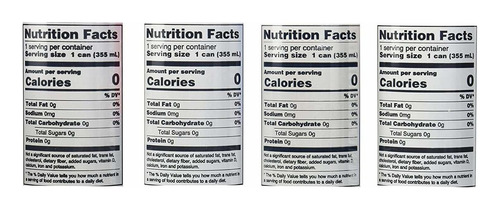Zevia Zero Calorie - Bebida Energizante, Pack Variado, Latas