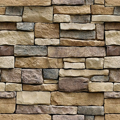 Papel Tapiz - Stone Peel And Stick Wallpaper - Self Adhesive